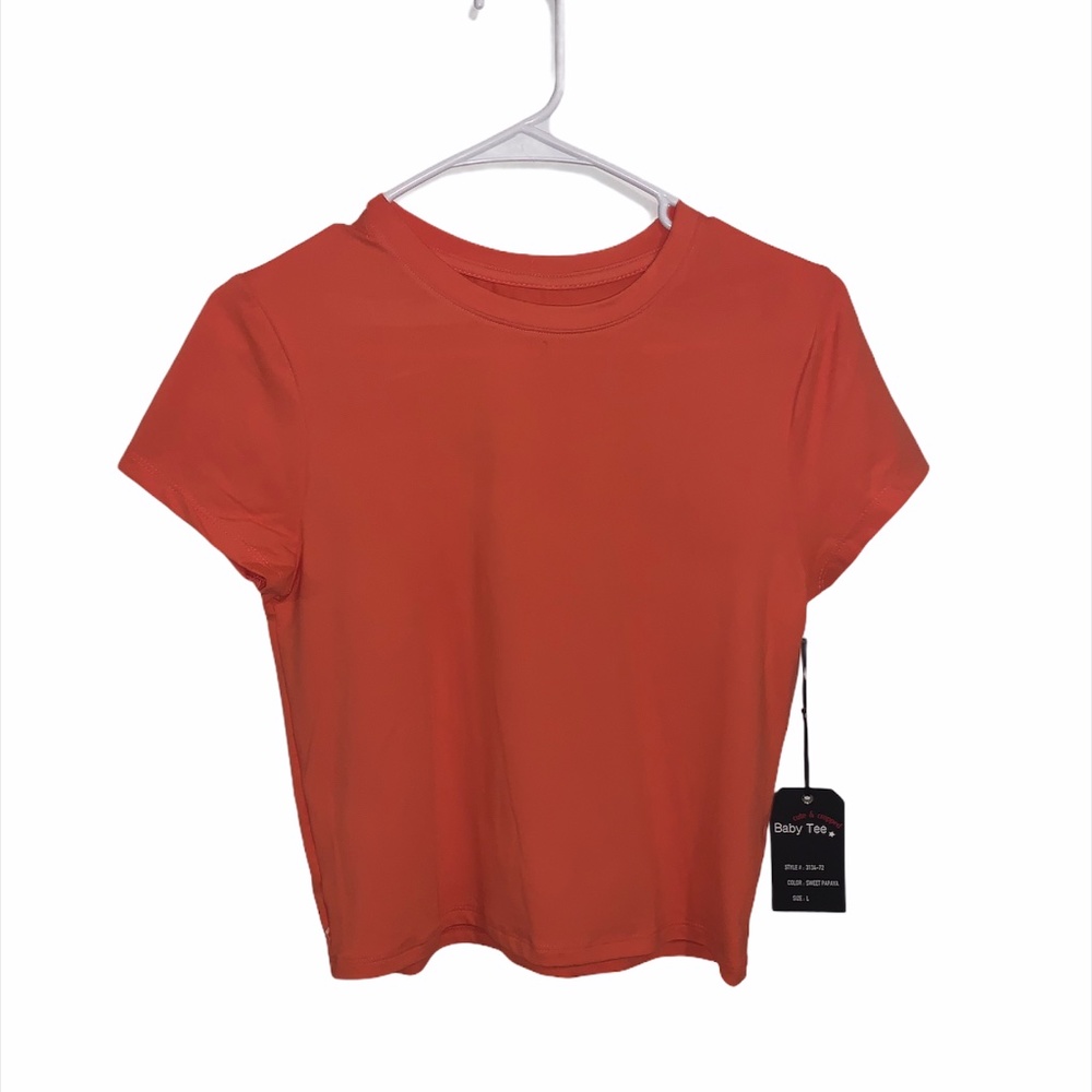 Orange Crop Top